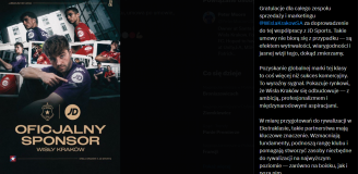 Taką grafikę z DISEM wrzucił Peter Moore na ogłoszenie... NOWEGO SPONSORA Wisły Kraków xD